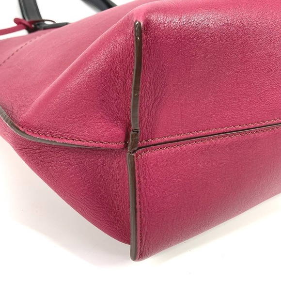 FENDI 8BH262 Bicolor All-in-one Shopping Tote Bag Shoulder Leather Men's Wome... - Picture 8 of 16